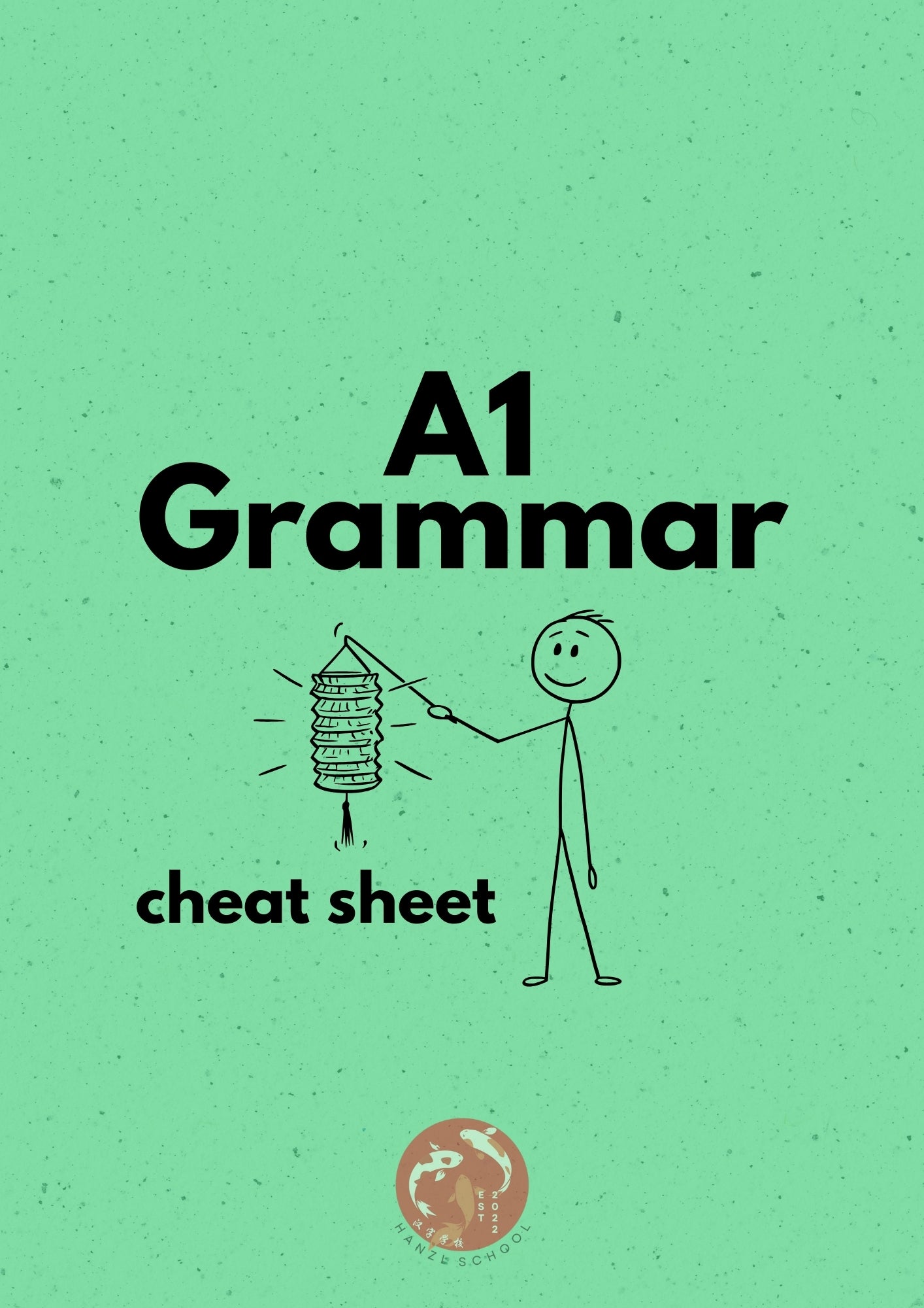 FREE A1 Grammar Cheat Sheet - PDF